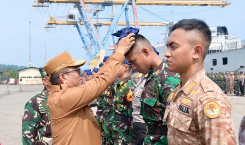 Kadet Mahasiswa Unhan RI Bersama Taruna dan Taruni Akademi TNI, Akpol IPDN dan PSSN Ikuti Upacara Penyambutan dan Apel Pembentukan Mentarlat Latsitarda Nusantara XLV/2025.