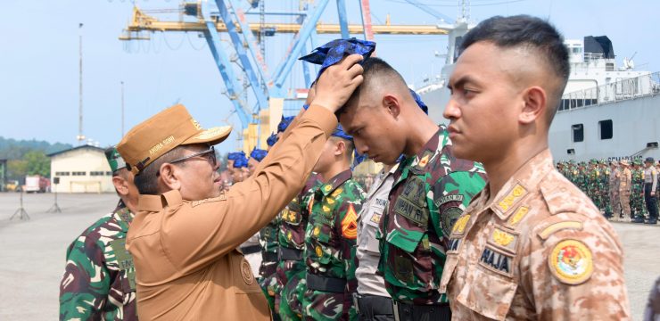 Kadet Mahasiswa Unhan RI Bersama Taruna dan Taruni Akademi TNI, Akpol IPDN dan PSSN Ikuti Upacara Penyambutan dan Apel Pembentukan Mentarlat Latsitarda Nusantara XLV/2025.