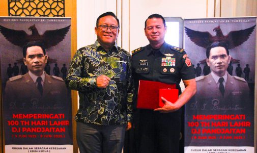 Rektor Unhan RI Diwakili Wakil Rektor Akademik Hadiri Peluncuran Buku Ke-2 dan Peringatan 100 Tahun Hari Lahir Pahlawan Revolusi Mayor Jenderal TNI (Anumerta) D.I. Pandjaitan.