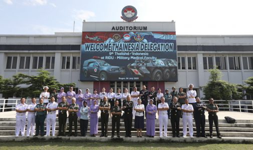 Unhan RI Jajaki Penguatan Kerja Sama Pendidikan dan Penelitian Kesehatan Militer dengan Fakultas Kedokteran RTARF Thailand.
