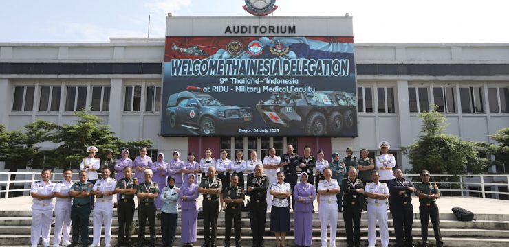 Unhan RI Jajaki Penguatan Kerja Sama Pendidikan dan Penelitian Kesehatan Militer dengan Fakultas Kedokteran RTARF Thailand.