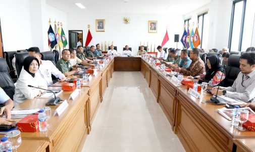 Rektor Unhan RI Menerima Kunjungan Tim BPK RI dalam rangka Entry Meeting Briefing.