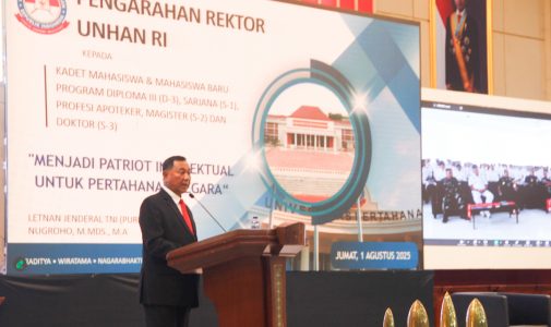 Menjawab Tantangan Global: Pesan Rektor Unhan RI bagi Mahasiswa Baru