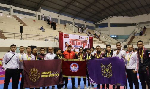 Kontingen Karateka Kadet Mahasiswa Unhan RI Raih 13 Medali pada Kejuaraan Karate Piala Kemendagri 2025 di Malang, Jawa Timur.
