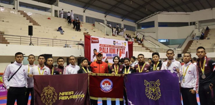Kontingen Karateka Kadet Mahasiswa Unhan RI Raih 13 Medali pada Kejuaraan Karate Piala Kemendagri 2025 di Malang, Jawa Timur.
