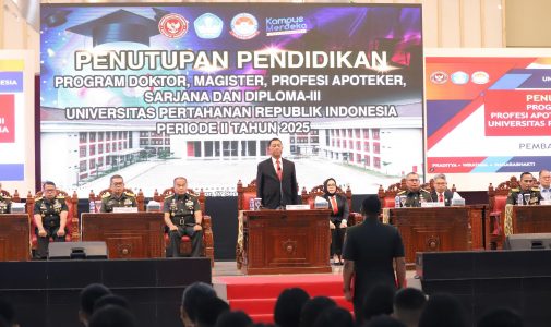 Rektor Unhan RI Pimpin Upacara Penutupan Pendidikan Periode II TA 2025, Tegaskan 493 Calon Wisudawan Diharapkan Jadi Pemimpin Visioner di Era Globalisasi dan Disrupsi Teknologi