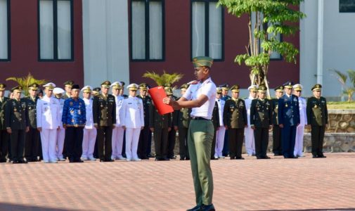 Sivitas Akademika Unhan RI Gelar Upacara Peringatan Hari Kesaktian Pancasila 1 Oktober 2025