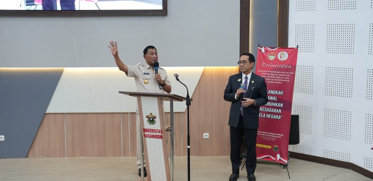 Rektor Unhan RI Sampaikan Kuliah Umum di Universitas Hasanuddin Makassar: Penguatan Komponen Pendukung dan Peran Generasi Muda dalam Bela Negara.