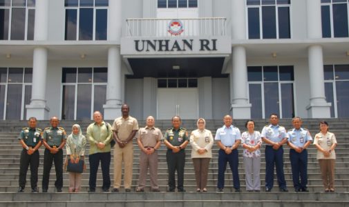 Unhan RI Menerima Kunjungan Delegasi DKI APCSS Bahas Peluang Kerja Sama Pendidikan Pertahanan dan Program Pengembangan Kurikulum Internasional.