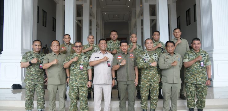 Rektor Unhan RI Terima Kehadiran Kepala BNPB Dalam Rangka Kegiatan Kuliah Umum tentang Penanggulangan Bencana Nasional.