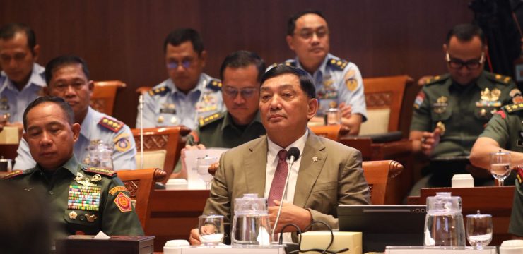 Rektor Unhan RI Turut Hadir Mendampingi Menhan RI Dalam Agenda Bersama Komisi I DPR RI.