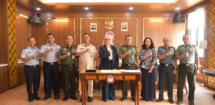Rektor Unhan RI Terima Courtesy Call Director of the Center for Climate and Security, Perkuat Kolaborasi Strategis Isu Keamanan Iklim