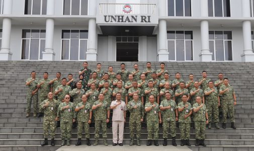 Rektor Unhan RI Gelar Coffee Morning, Perkuat Pengembangan Karakter dan Kepemimpinan sebagai Pilar Tata Kelola Pendidikan Tinggi Pertahanan di Universitas Pertahanan RI.