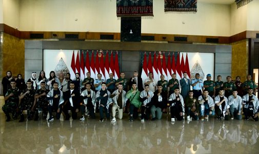 Rektor Unhan RI dan Duta Besar Palestina Sambut 22 Calon Kadet Mahasiswa Internasional Palestina Penerima Beasiswa Kemhan RI Gelombang Ke-3.