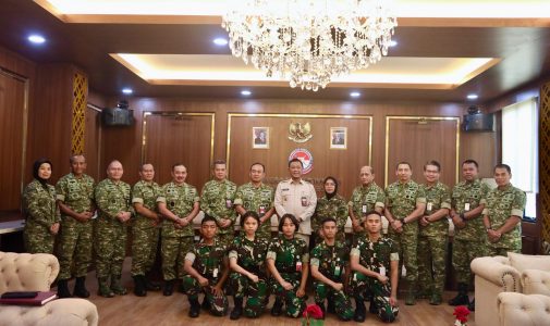 Rektor Unhan RI Terima Kadet FMIPAM dan FTTP Peserta Program Student Exchange Rabdan Academy Uni Emirat Arab (UEA)