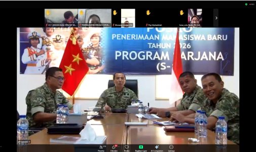 Unhan RI Gelar Zoom Meeting Bersama Orang Tua Kadet Mahasiswa Fakultas Vokasi Logistik Militer Unhan RI, Perkuat Pembinaan Kadet Berbasis “Together We Can”