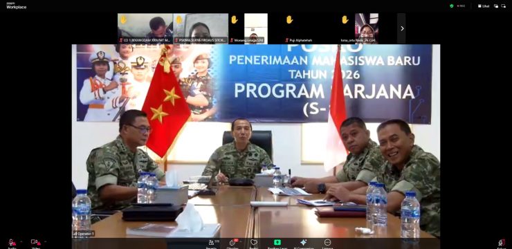 Unhan RI Gelar Zoom Meeting Bersama Orang Tua Kadet Mahasiswa Fakultas Vokasi Logistik Militer Unhan RI, Perkuat Pembinaan Kadet Berbasis “Together We Can”