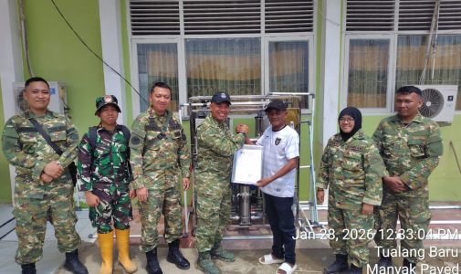 Kolaborasi Unhan RI dan Kemhan RI Hadirkan Air Bersih Siap Konsumsi Bagi Masyarakat Aceh Tamiang dalam Latsitardanus XLVI 2026.