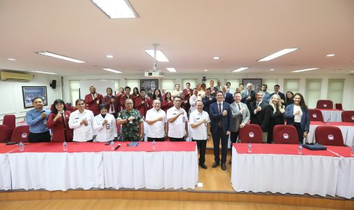 Unhan RI Terima Kunjungan Delegasi U.S. Air War College.